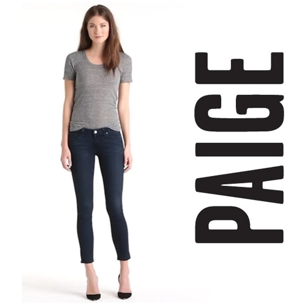 PAIGE Skinny Jeans Verdugo Ankle Mae Dark Wash 25